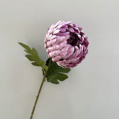 C24 CHRYSANTHEMUM BUNGA Serunai 74CM Diameter 13cm ARTIFICIAL BUAH DEKORASI HIAS RUANGAN RUMAH KANTOR STUDIO