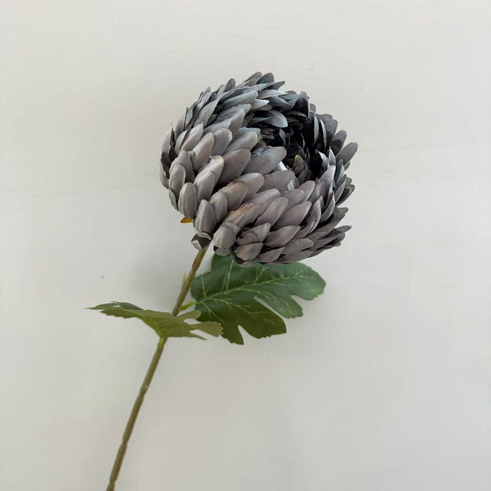 C24 CHRYSANTHEMUM BUNGA Serunai 74CM Diameter 13cm ARTIFICIAL BUAH DEKORASI HIAS RUANGAN RUMAH KANTOR STUDIO