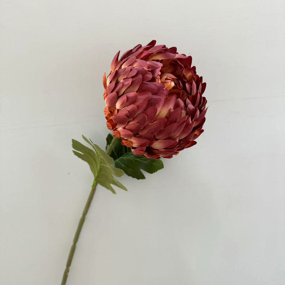 C24 CHRYSANTHEMUM BUNGA Serunai 74CM Diameter 13cm ARTIFICIAL BUAH DEKORASI HIAS RUANGAN RUMAH KANTOR STUDIO