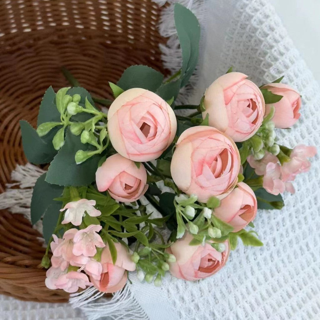 Bouquet bunga BKT 764 AISHA Mawar Artifisial Dekorasi Hiasan Seserahan Buket Palsu