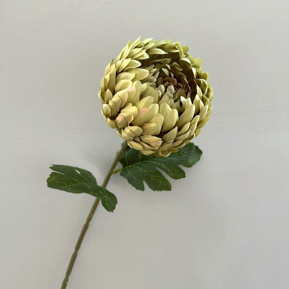 C24 CHRYSANTHEMUM BUNGA Serunai 74CM Diameter 13cm ARTIFICIAL BUAH DEKORASI HIAS RUANGAN RUMAH KANTOR STUDIO