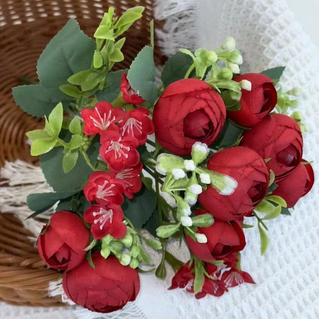 Bouquet bunga BKT 764 AISHA Mawar Artifisial Dekorasi Hiasan Seserahan Buket Palsu