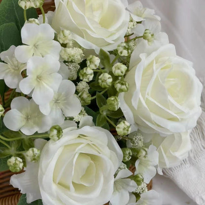 Bouquet bunga BKT 763 SESE Mawar Artifisial Dekorasi Hiasan Seserahan Buket Palsu