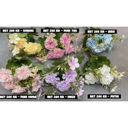 Bouquet bunga BKT 244 KN Artifisial Dekorasi Tanaman