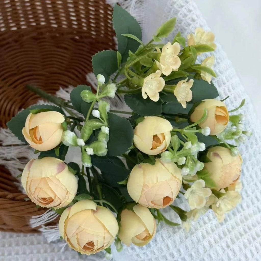 Bouquet bunga BKT 764 AISHA Mawar Artifisial Dekorasi Hiasan Seserahan Buket Palsu