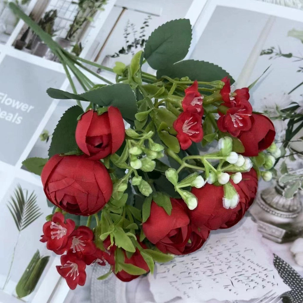 Bouquet bunga BKT 764 AISHA Mawar Artifisial Dekorasi Hiasan Seserahan Buket Palsu