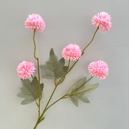 C25 LIMAPOM BUNGA POMPOM 52CM Diameter 5cm ARTIFICIAL DEKORASI HIAS RUANGAN RUMAH KANTOR STUDIO