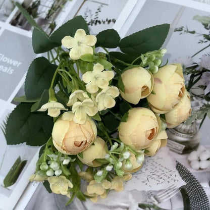 Bouquet bunga BKT 764 AISHA Mawar Artifisial Dekorasi Hiasan Seserahan Buket Palsu