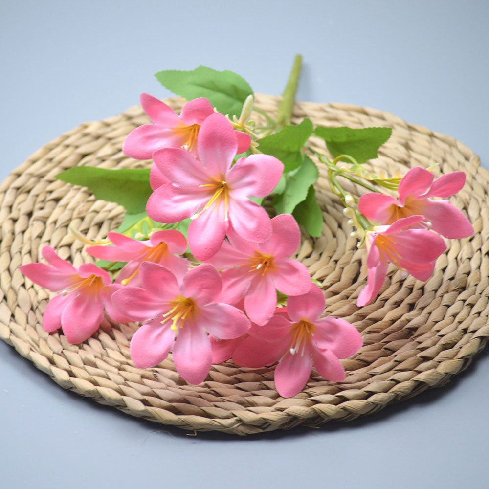 Bouquet bunga P621 BAKUNG Lily Artifisial Dekorasi Hiasan Seserahan Buket Palsu