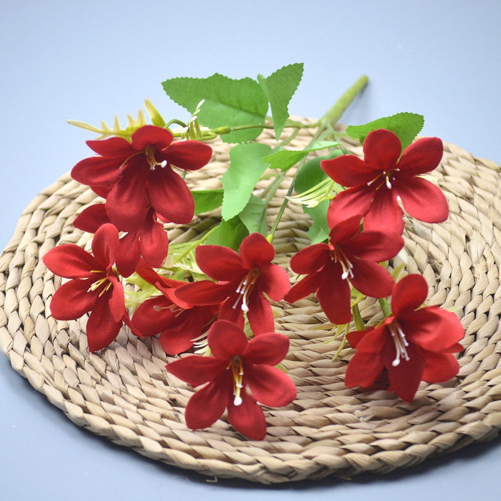Bouquet bunga P621 BAKUNG Lily Artifisial Dekorasi Hiasan Seserahan Buket Palsu