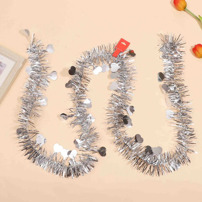 SLINGER 2 Meter Diameter 5cm Single Colored / Mix / Motif Rumbai Garland Tensil Tinsel Metalik Hiasan