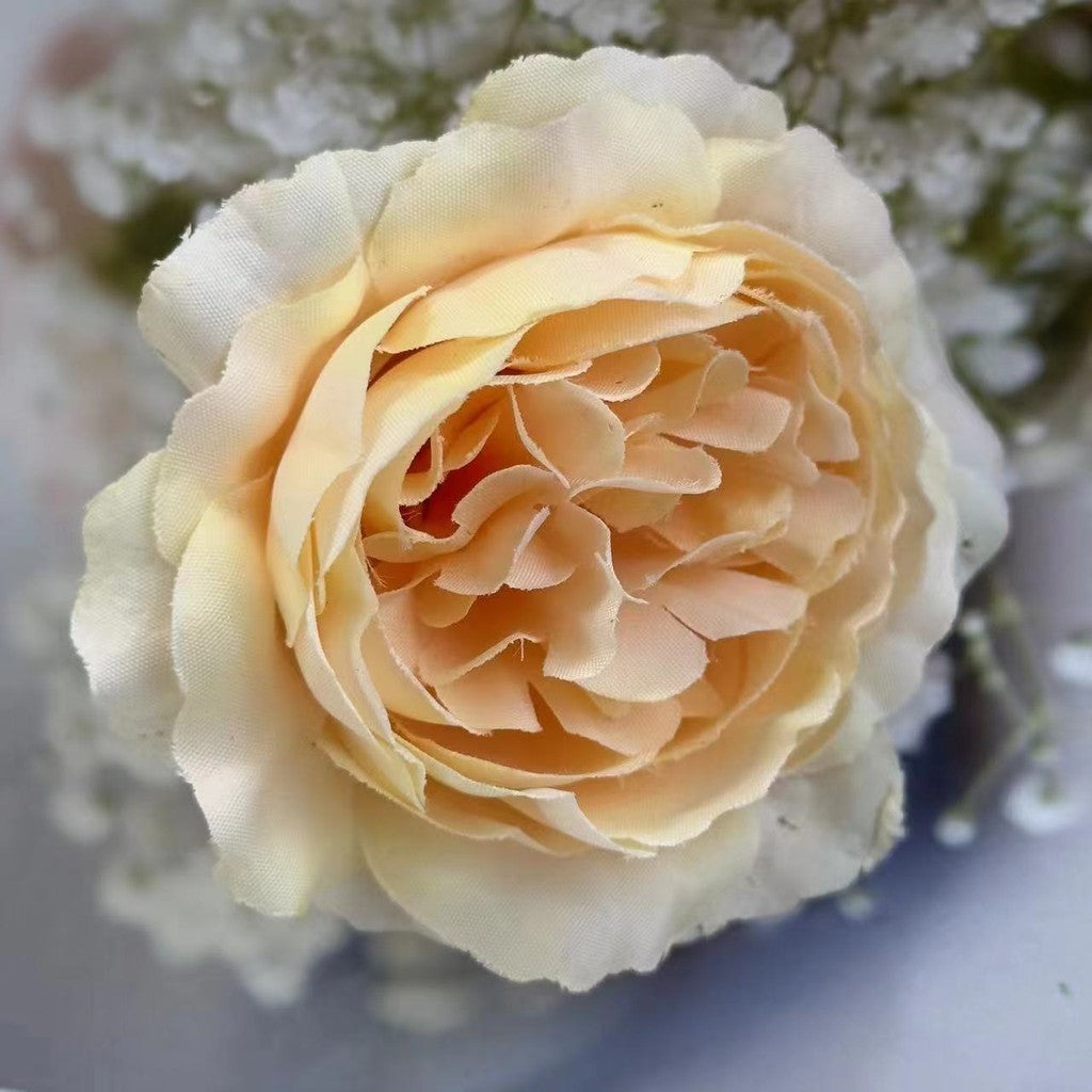 KTM10 TAROTUM Diameter 7cm Kepala Kuntum Peony Putik Kuntuman bunga hias plastik gerbera aster krisan dahlia kain hiasan dekor dekorasi pesta pernikahan wedding seserahan hantaran mahar ruangan kamar tidur