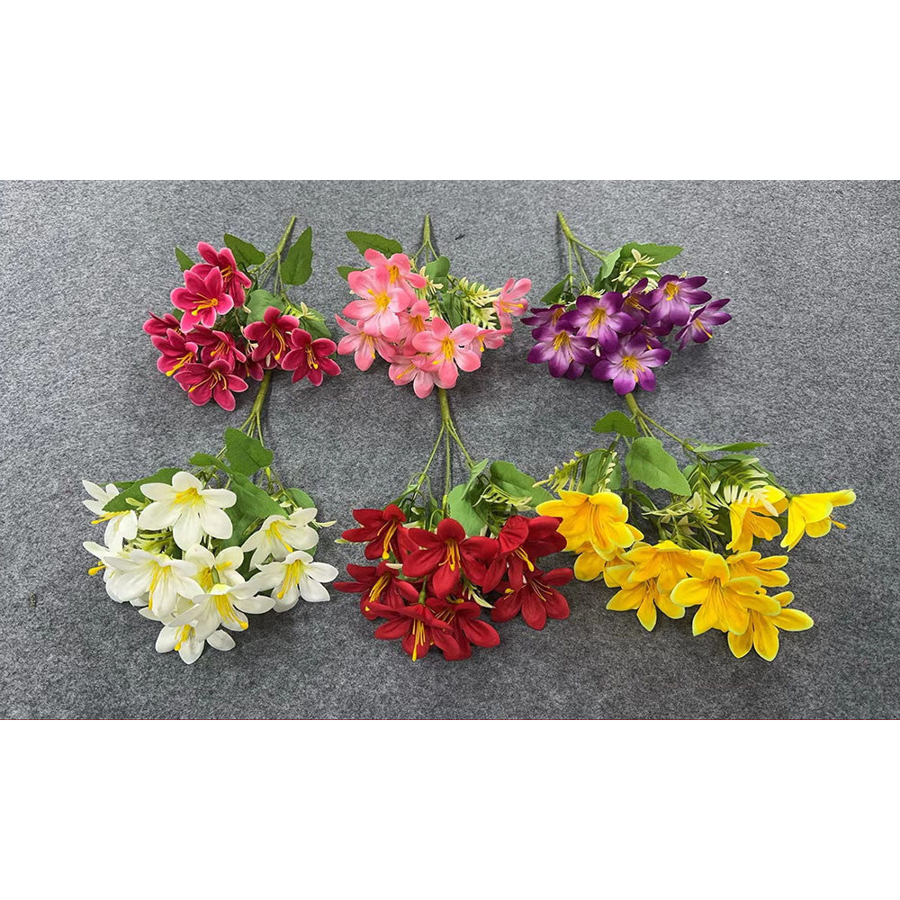 Bouquet bunga P621 BAKUNG Lily Artifisial Dekorasi Hiasan Seserahan Buket Palsu