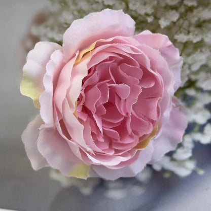 KTM10 TAROTUM Diameter 7cm Kepala Kuntum Peony Putik Kuntuman bunga hias plastik gerbera aster krisan dahlia kain hiasan dekor dekorasi pesta pernikahan wedding seserahan hantaran mahar ruangan kamar tidur
