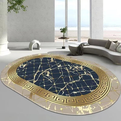 Karpet Lantai Polyester Motif Abstrak Uk 160 x 120cm/Karpet Lantai Modern