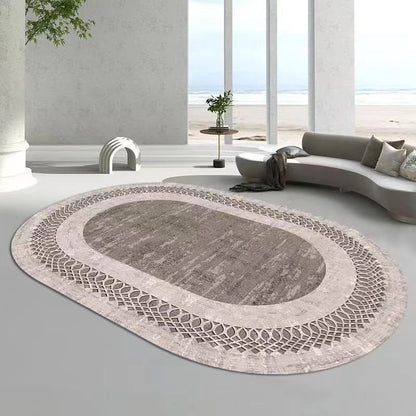 Karpet Lantai Polyester Motif Abstrak Uk 160 x 120cm/Karpet Lantai Modern