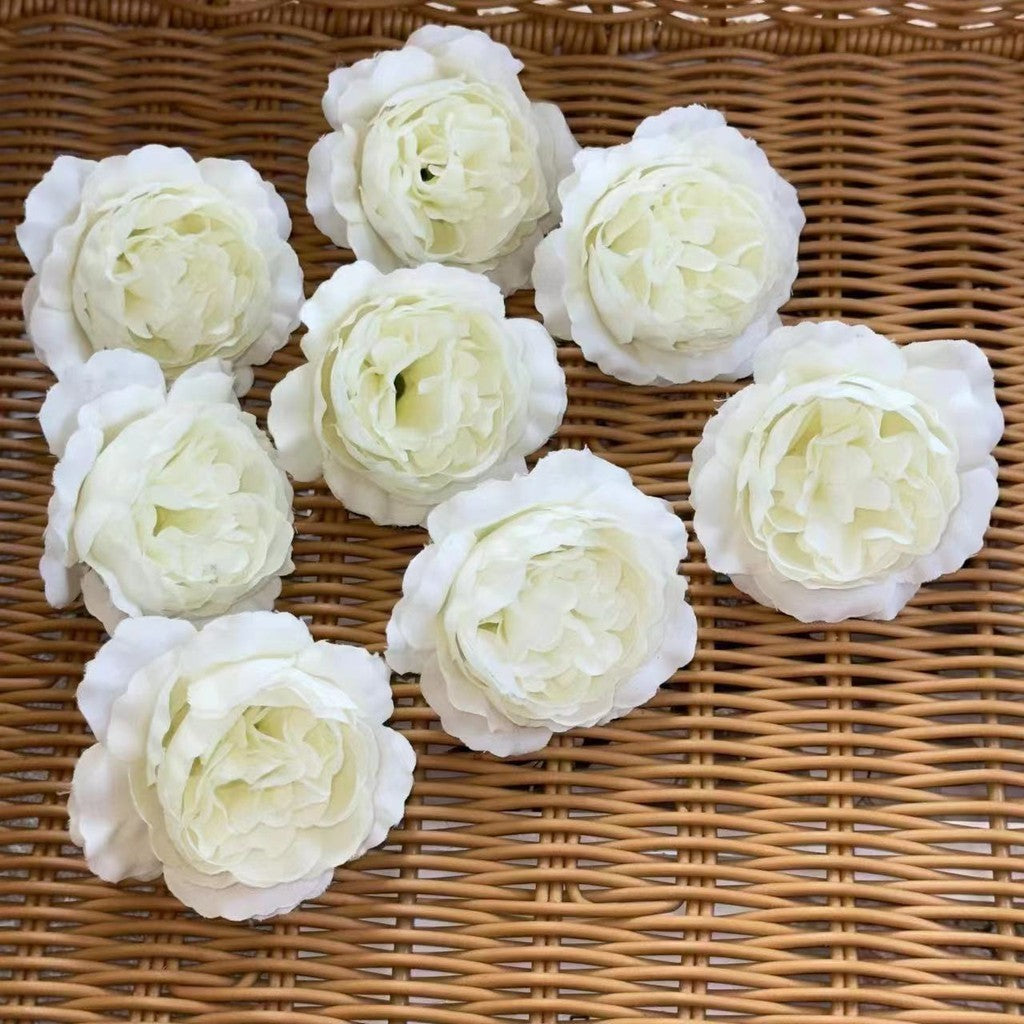 KTM10 TAROTUM Diameter 7cm Kepala Kuntum Peony Putik Kuntuman bunga hias plastik gerbera aster krisan dahlia kain hiasan dekor dekorasi pesta pernikahan wedding seserahan hantaran mahar ruangan kamar tidur