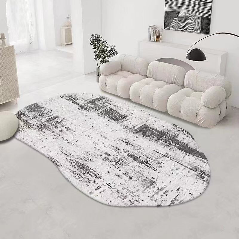 Karpet Lantai Polyester Motif Abstrak Uk 160 x 120cm/Karpet Lantai Modern