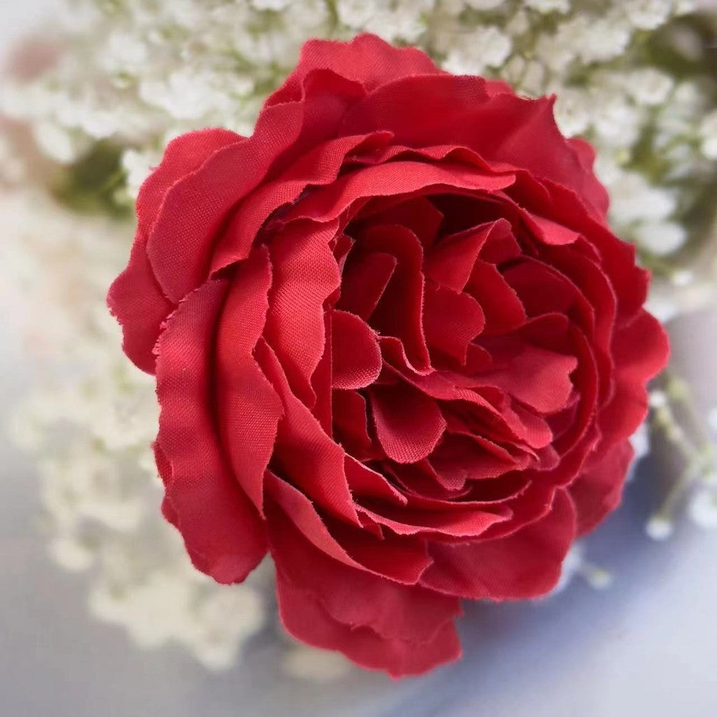 KTM10 TAROTUM Diameter 7cm Kepala Kuntum Peony Putik Kuntuman bunga hias plastik gerbera aster krisan dahlia kain hiasan dekor dekorasi pesta pernikahan wedding seserahan hantaran mahar ruangan kamar tidur