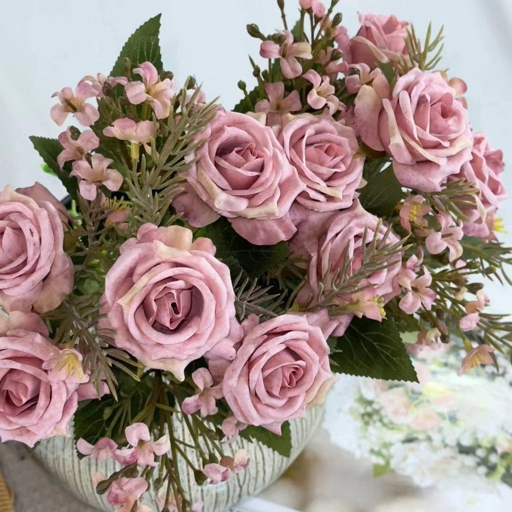 Bouquet bunga BKT 775 SNAPYY Mawar Artifisial Dekorasi Hiasan Seserahan Buket Palsu