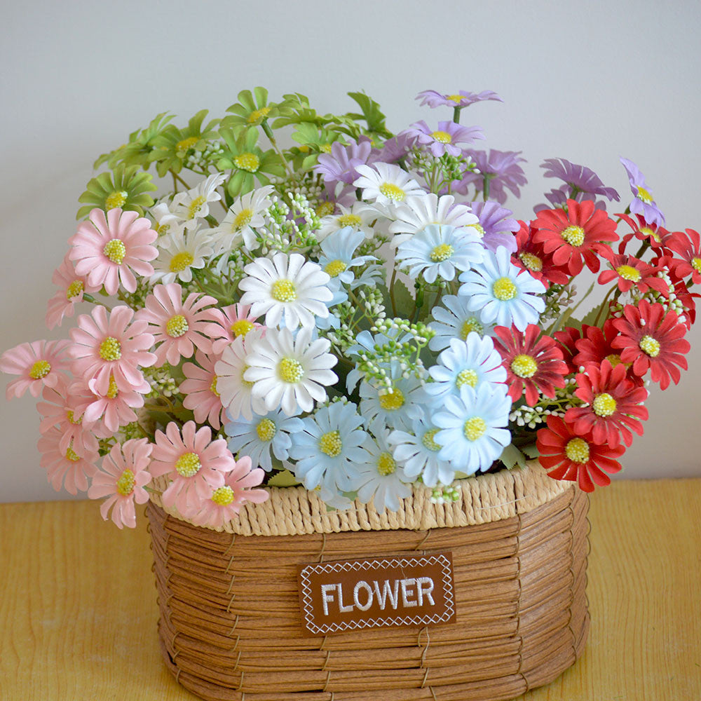 Bouquet bunga P109 BOSIJU Krisan Matahari Artifisial Dekorasi Hiasan Seserahan Buket Palsu