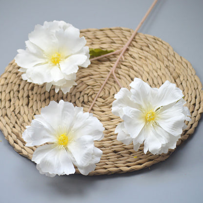 C16 LANXI 65cm Artificial Bunga Krisan Diameter 11cm Palsu Plastik Buatan Imitasi Hias Dekor Buket Bouquet Rumah Pesta/Bunga Hias