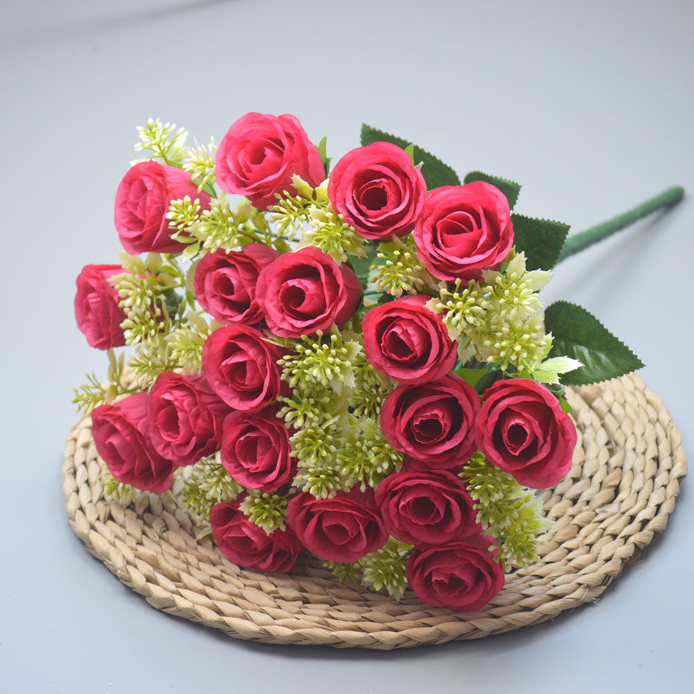 Bouquet bunga P101 KOREA18 Artifisial Dekorasi Tanaman