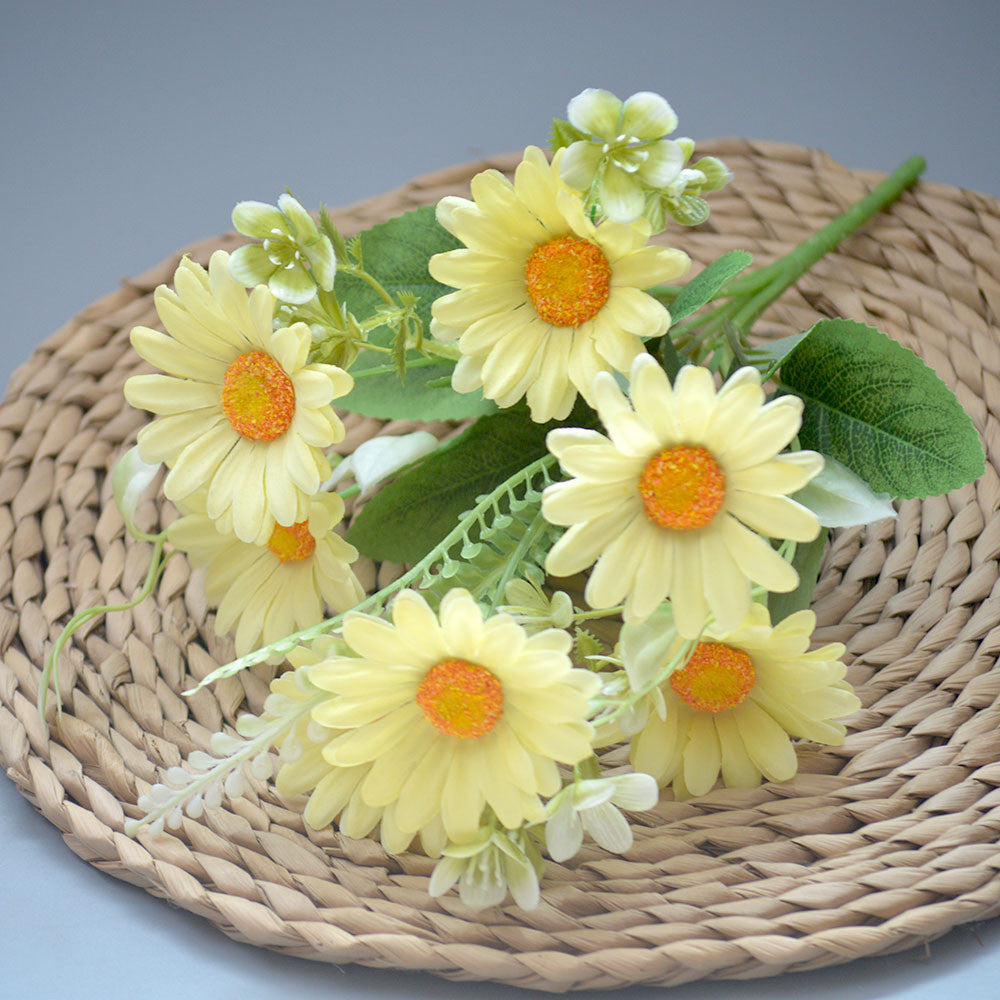 Bouquet bunga P110 CRISANTEMO Krisan Matahari Artifisial Dekorasi Hiasan Seserahan Buket Palsu
