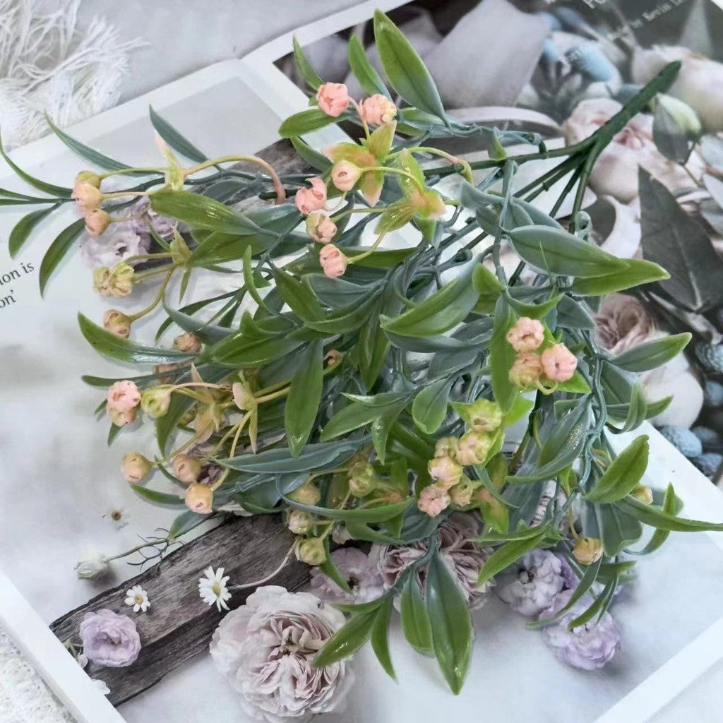 Bouquet bunga BKT 1007 Biji Bunga Buah Biji Kecil Artifisial Dekorasi Hiasan Seserahan Buket Palsu