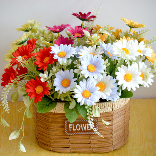 Bouquet bunga P110 CRISANTEMO Krisan Matahari Artifisial Dekorasi Hiasan Seserahan Buket Palsu