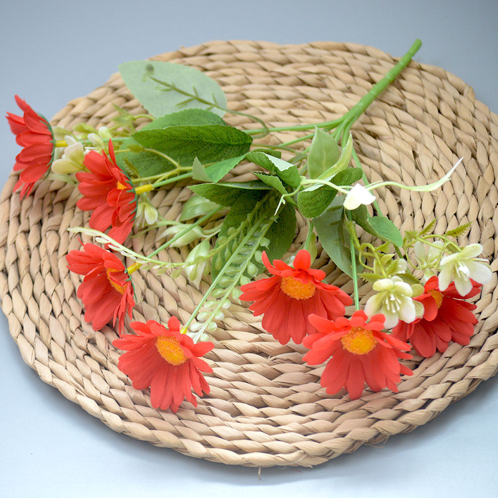 Bouquet bunga P110 CRISANTEMO Krisan Matahari Artifisial Dekorasi Hiasan Seserahan Buket Palsu
