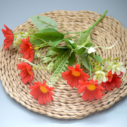 Bouquet bunga P110 CRISANTEMO Krisan Matahari Artifisial Dekorasi Hiasan Seserahan Buket Palsu