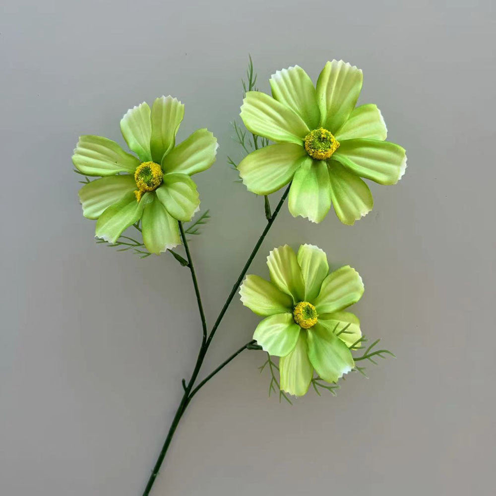 C14 SIYIN 62cm Artificial Bunga Krisan Diameter 10cm Palsu Plastik Buatan Imitasi Hias Dekor Buket Bouquet Rumah Pesta/Bunga Hias