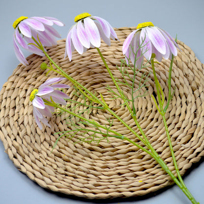 C15 HUWE 75cm Artificial Bunga Krisan Diameter 6cm Palsu Plastik Buatan Imitasi Hias Dekor Buket Bouquet Rumah Pesta/Bunga Hias