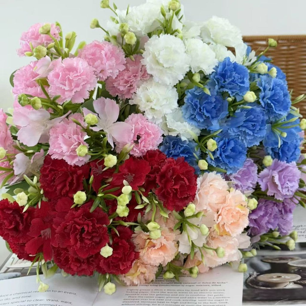 Bouquet bunga BKT 1034 MI (x10) 5Cbg Bunga Cornell Artifisial Dekorasi Hiasan Seserahan Buket Palsu