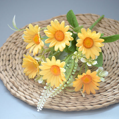 Bouquet bunga P110 CRISANTEMO Krisan Matahari Artifisial Dekorasi Hiasan Seserahan Buket Palsu
