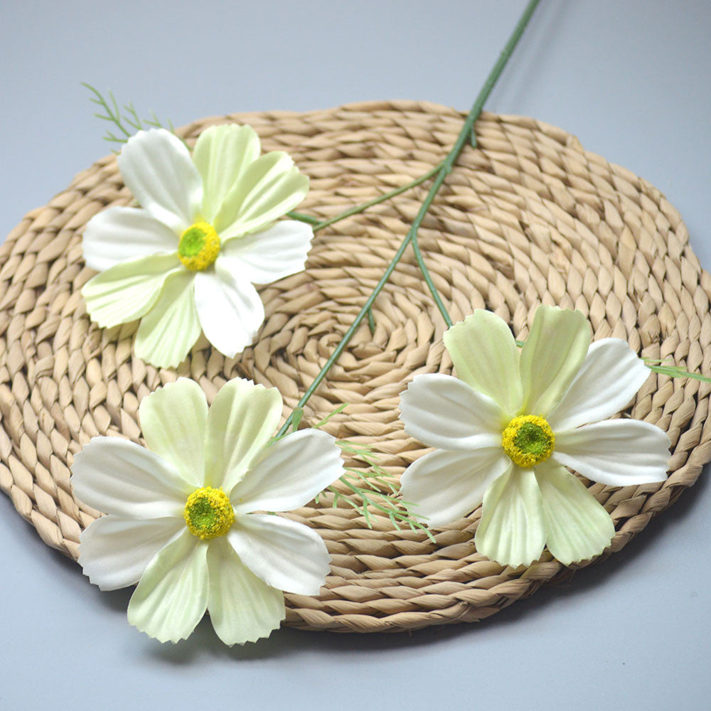 C14 SIYIN 62cm Artificial Bunga Krisan Diameter 10cm Palsu Plastik Buatan Imitasi Hias Dekor Buket Bouquet Rumah Pesta/Bunga Hias