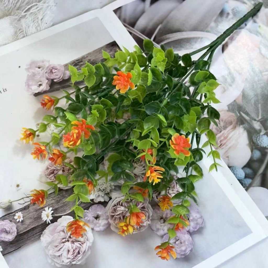 Bouquet bunga BKT 1003 KAYU Bunga Rumput Artifisial Dekorasi Hiasan Seserahan Buket Palsu