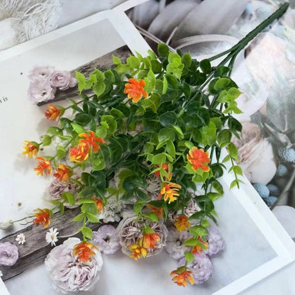 Bouquet bunga BKT 1003 KAYU Bunga Rumput Artifisial Dekorasi Hiasan Seserahan Buket Palsu