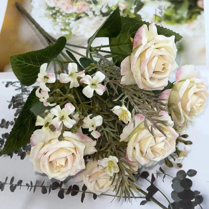 Bouquet bunga BKT 775 SNAPYY Mawar Artifisial Dekorasi Hiasan Seserahan Buket Palsu