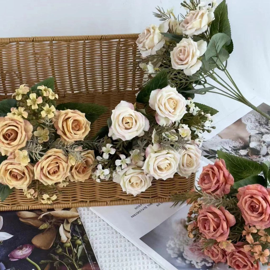 Bouquet bunga BKT 775 SNAPYY Mawar Artifisial Dekorasi Hiasan Seserahan Buket Palsu
