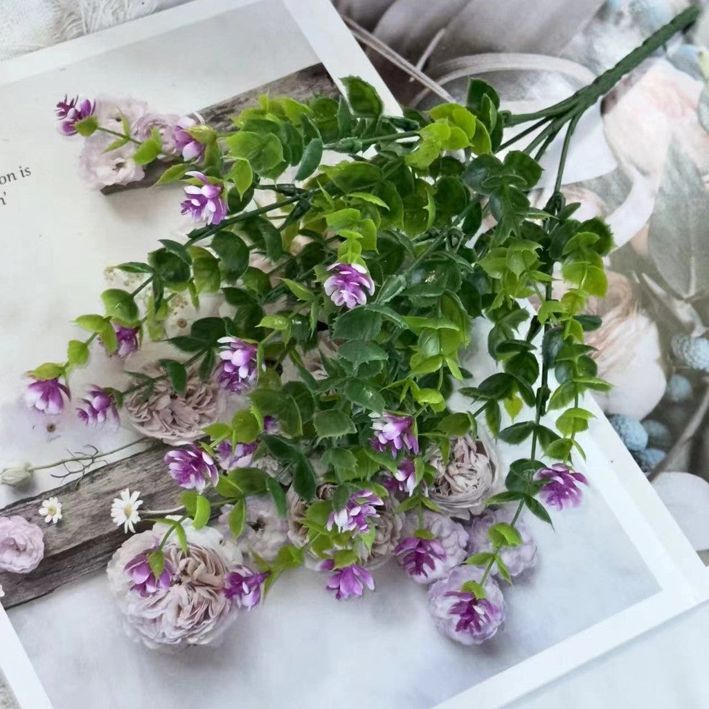 Bouquet bunga BKT 1003 KAYU Bunga Rumput Artifisial Dekorasi Hiasan Seserahan Buket Palsu