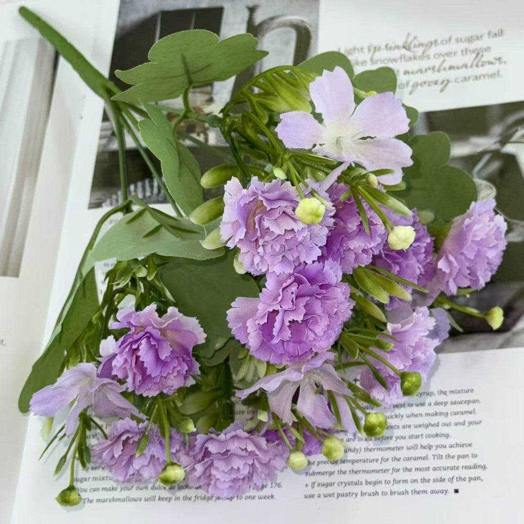 Bouquet bunga BKT 1034 MI (x10) 5Cbg Bunga Cornell Artifisial Dekorasi Hiasan Seserahan Buket Palsu