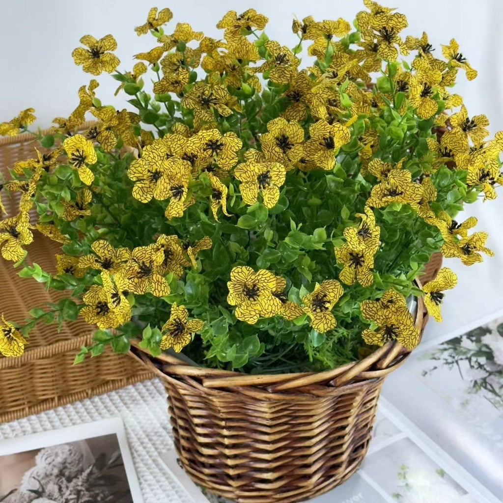 Bouquet bunga BKT 1002 YOGA Bunga Rumput Artifisial Dekorasi Hiasan Seserahan Buket Palsu