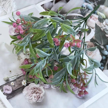 Bouquet bunga BKT 1007 Biji Bunga Buah Biji Kecil Artifisial Dekorasi Hiasan Seserahan Buket Palsu