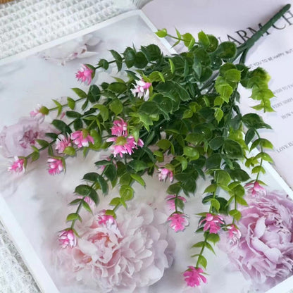 Bouquet bunga BKT 1003 KAYU Bunga Rumput Artifisial Dekorasi Hiasan Seserahan Buket Palsu