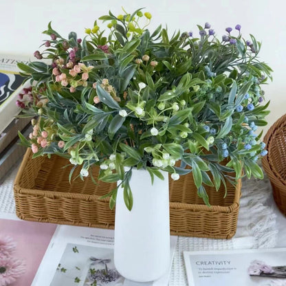 Bouquet bunga BKT 1007 Biji Bunga Buah Biji Kecil Artifisial Dekorasi Hiasan Seserahan Buket Palsu