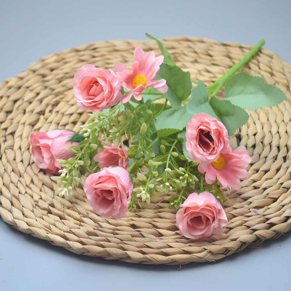 Bouquet bunga P103 LEI Artifisial Dekorasi Hiasan Seserahan Buket Palsu