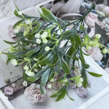Bouquet bunga BKT 1007 Biji Bunga Buah Biji Kecil Artifisial Dekorasi Hiasan Seserahan Buket Palsu