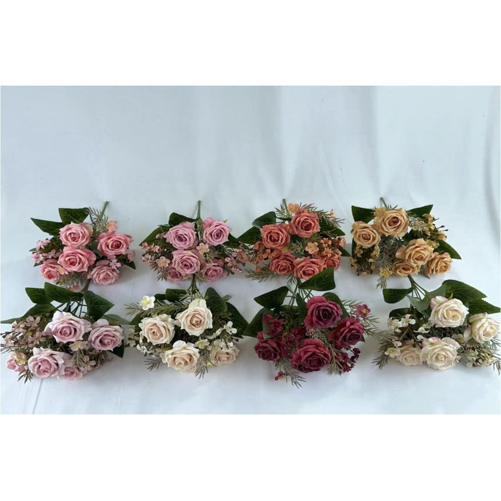 Bouquet bunga BKT 775 SNAPYY Mawar Artifisial Dekorasi Hiasan Seserahan Buket Palsu